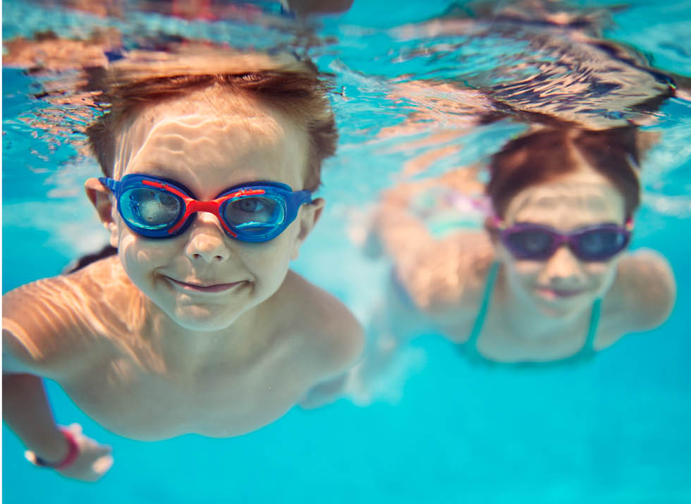 Children swimming PCI Pediatrics